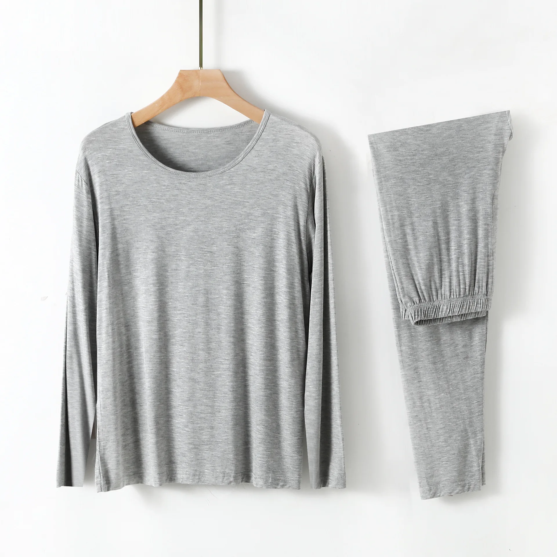 round neck-gray