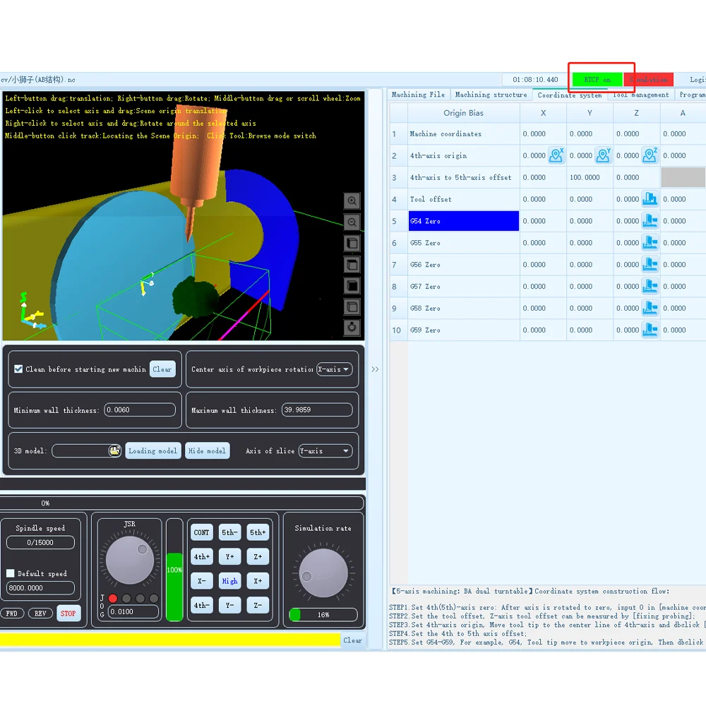 6040 5 axis RTCP CNC Router Engraving Machine with Ball Screw CNC Pillar Type CNC Wood Aluminum Copper Metal Milling Machine CNC