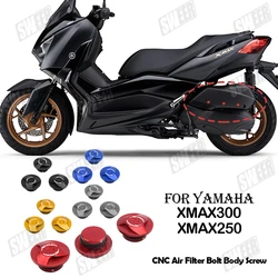 Motorcycle Air Intake Filter Bolt Screw Suitable For Yamaha XMAX300 XMAX250 Motorcycle Air Filter Decorative Screws Cover