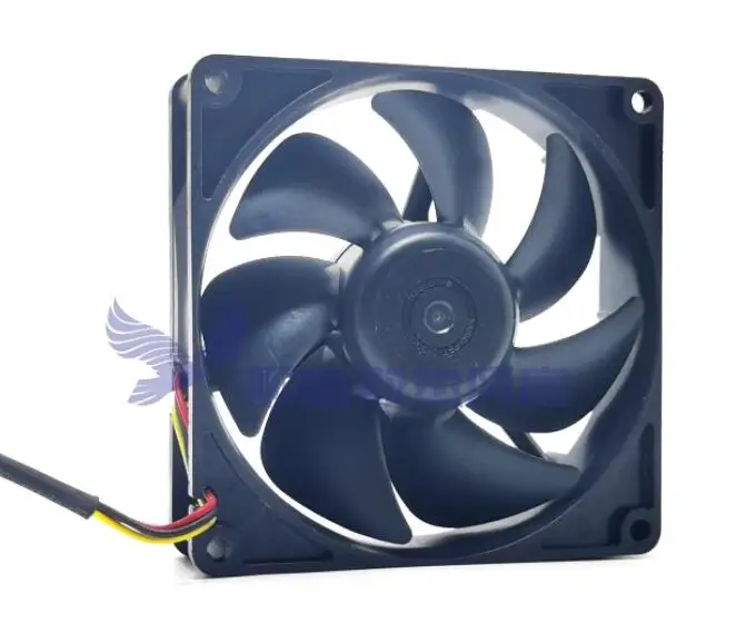 Sanyo Denki 9A0912S4D04 DC 12V 0.27A 90x90x25mm 3-Wire Server Cooling Fan