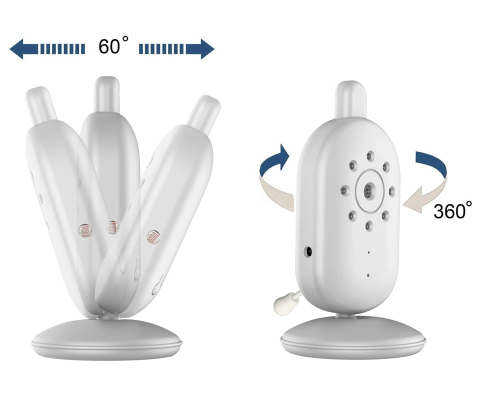 Baby monitor 2400Mhz -88dBm indoor baby monitor farbe bild 24H für baby zimmer 1V1 einem monitor und eine kamera freies verschiffen