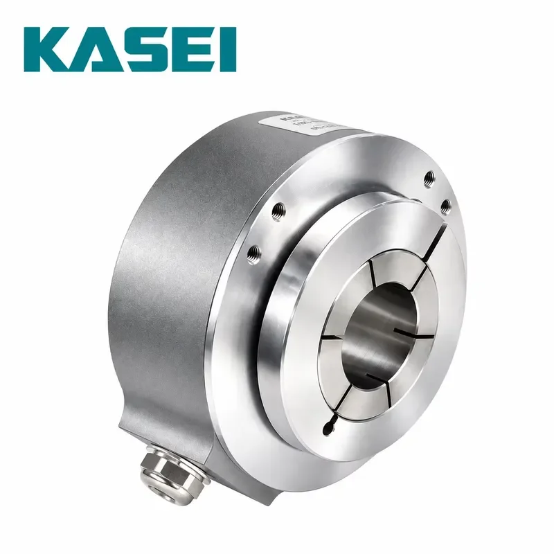KZR100 30mm Hollow Shaft Flange Mounted Encoder BiSS-C SSI RS-485 Multi-turn 24-bit for Servo Motors