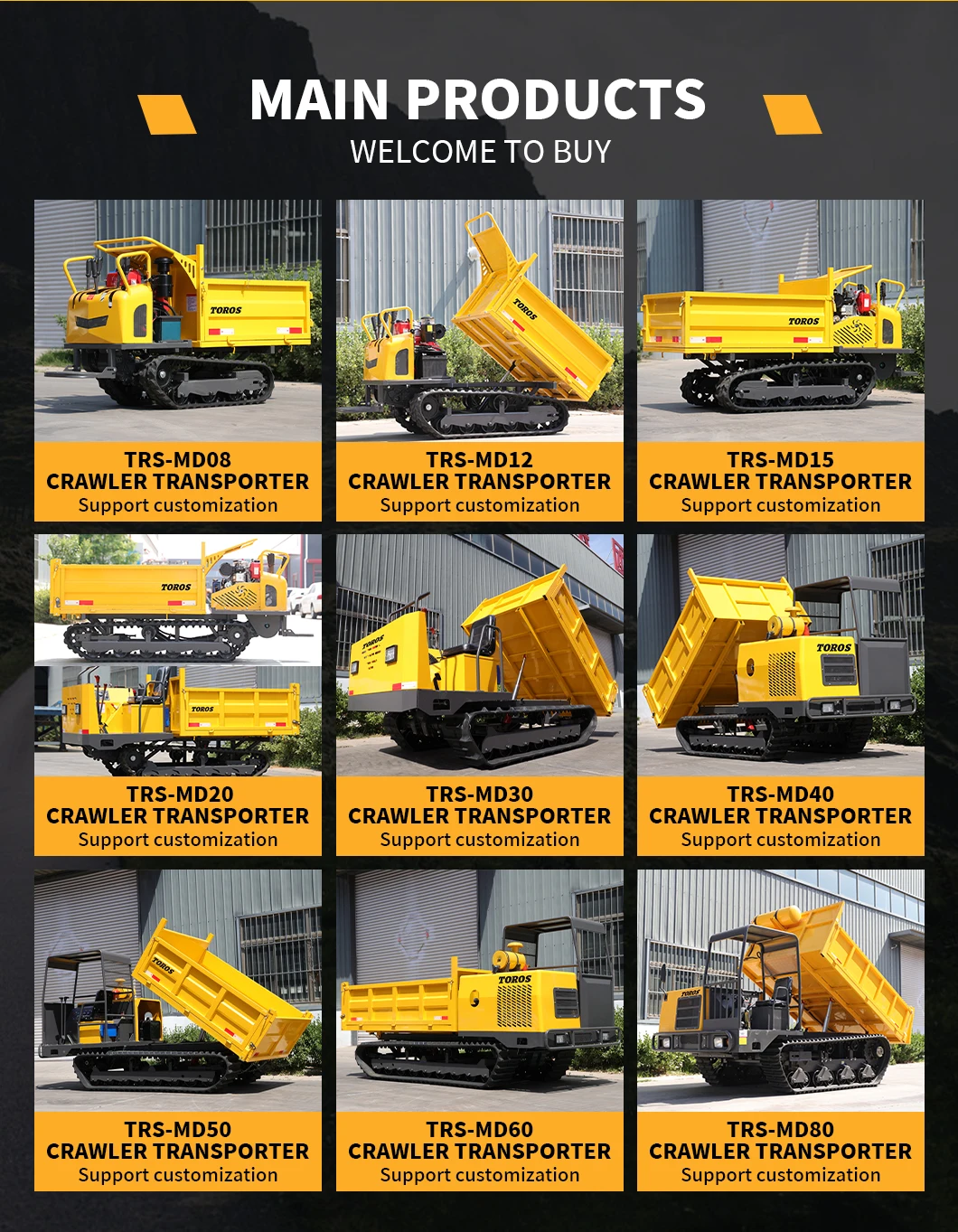 Hochwertiger 3-Tonnen-Raupenwagen-Transporter, maßgeschneiderter Raupen-Muldenkipper, geeignet für All-Terrain-Raupen zum Verkauf – Detail 5