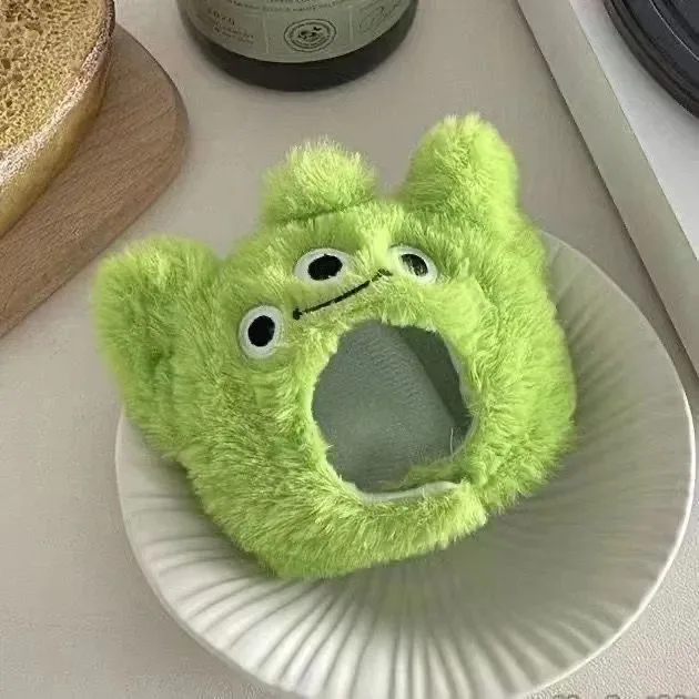 10-12cm capa de cabeça de boneca roupas de pelúcia três olhos menino peixe kurome olá kittys taiyaki boneca dos desenhos animados acessórios de roupas sanrios