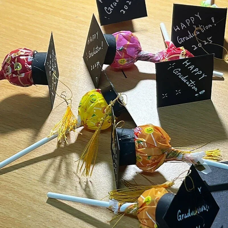 

Graduation Season Creative Gift Bachelor Cap Candy Decoration Handmade DIY Children Classmate College Student Decorations