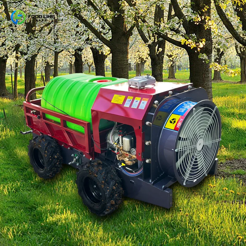 All-terrain compatible remote control spraying vehicle pesticide sprayer, high working efficiency and wide coverage