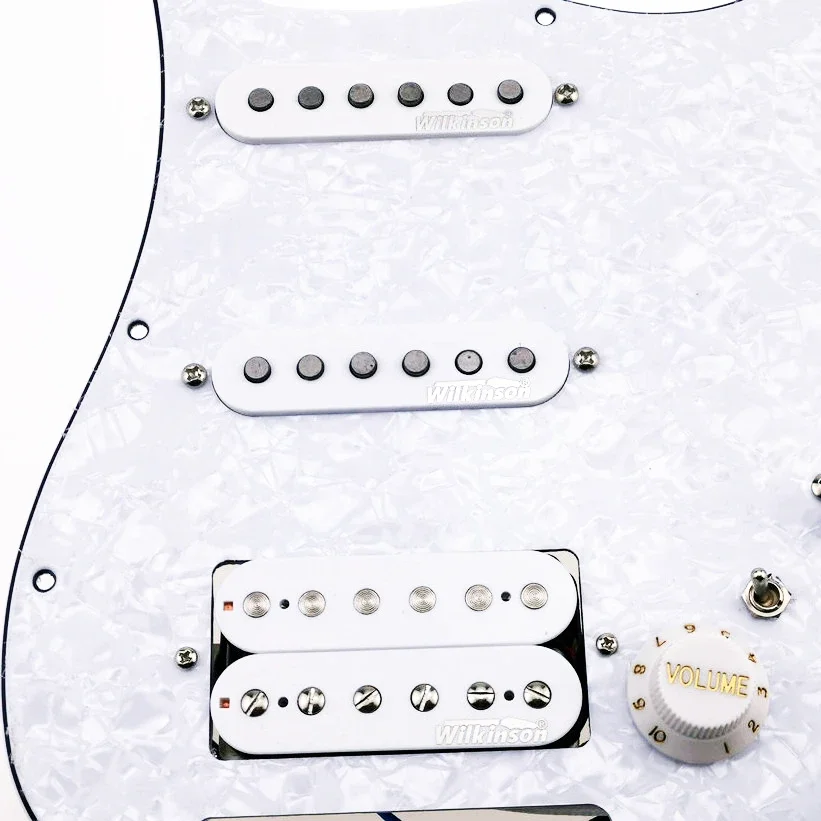 Wilkinson ST Alnico5 SSH Electric Guitar Pickups 7-Way Type Fully Loaded Pickguard for Enhanced Sound Quality view 3