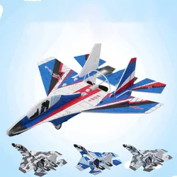 Children's Electric Toys Simulation Su27 Foam USB Rechargeable Airplane Toys Fun Hand-thrown Cyclotron Combat Aircraft Toys