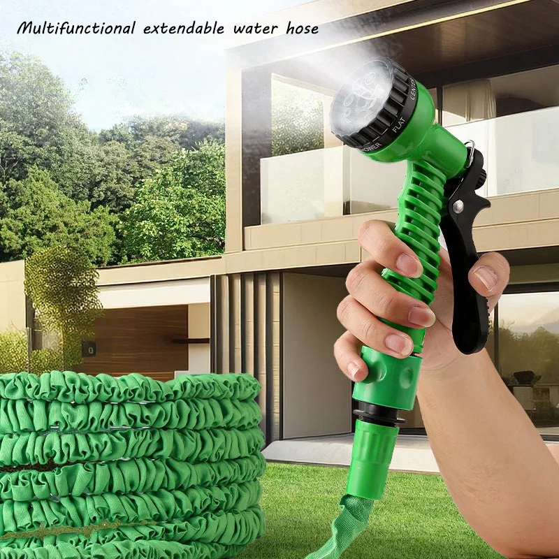 High-Pressure Expandable Magic Hose Car Wash Pipe Home Garden Watering Hose Multi-Function Gardening Cleaning