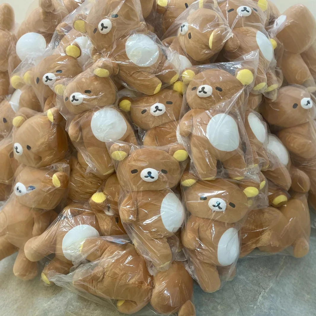 35/50cm Cartoon Fatty Rilakkumas Plush Toy Doll Sleeping Hug Pillow Sofa Cushion Room Decoration Festival Girl Surprise Gift