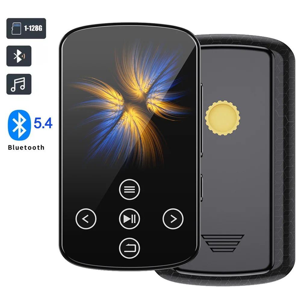 

Sports Bluetooth MP3 Player With Clip Mini Music Video Player Support FM Recorder Pedometer E-book TF SD Card 8GB 16GB 32GB 64GB