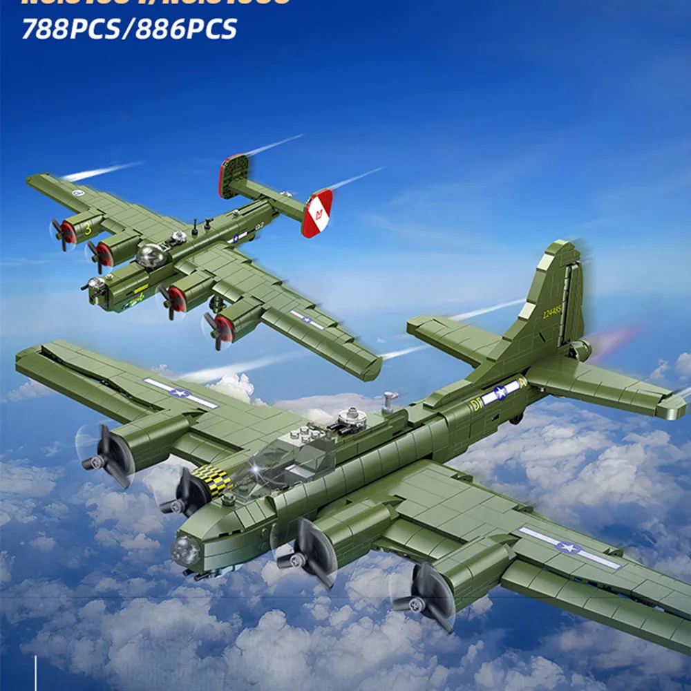 

Самолет времен Второй мировой войны, строительный блок, самолет Ww2, ГЛЯНЦЕВЫЙ, стратегический дальнобойный бомбардировщик, модель истребителя, кирпичи, игрушки для мальчиков