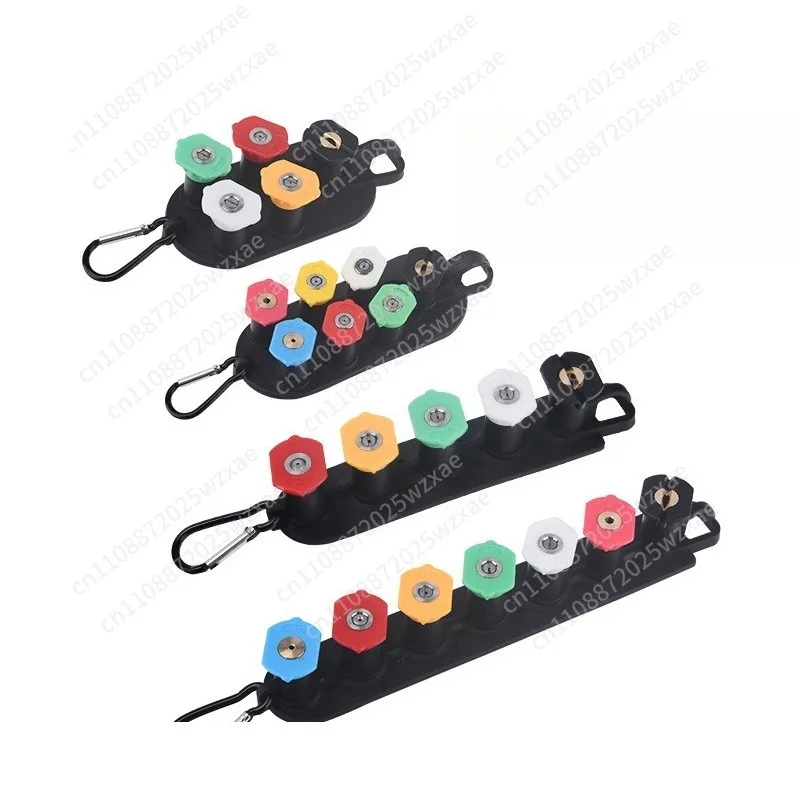 High pressure water nozzle Fan 7-color  Multifunctional high pressure cleaning  5-color linear nozzle