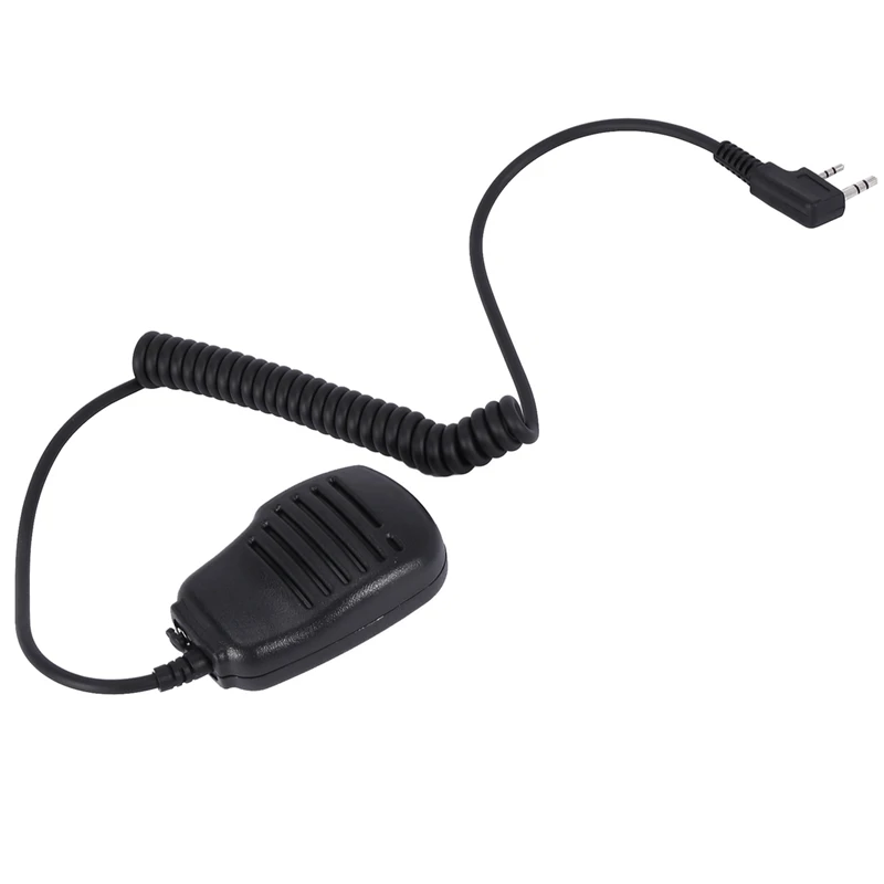 2 pinos mini ptt alto-falante mic para baofeng kenwood walkie talkie, uv-5r, uv-82, bf-888s, rádio em dois sentidos