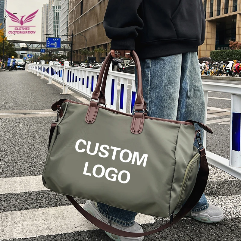 

Gym Bag Waterproof Sports Bag custom logo Fitness bag Portable Large Capacity Dry Wet Separation Travel Luggage Storage Bag