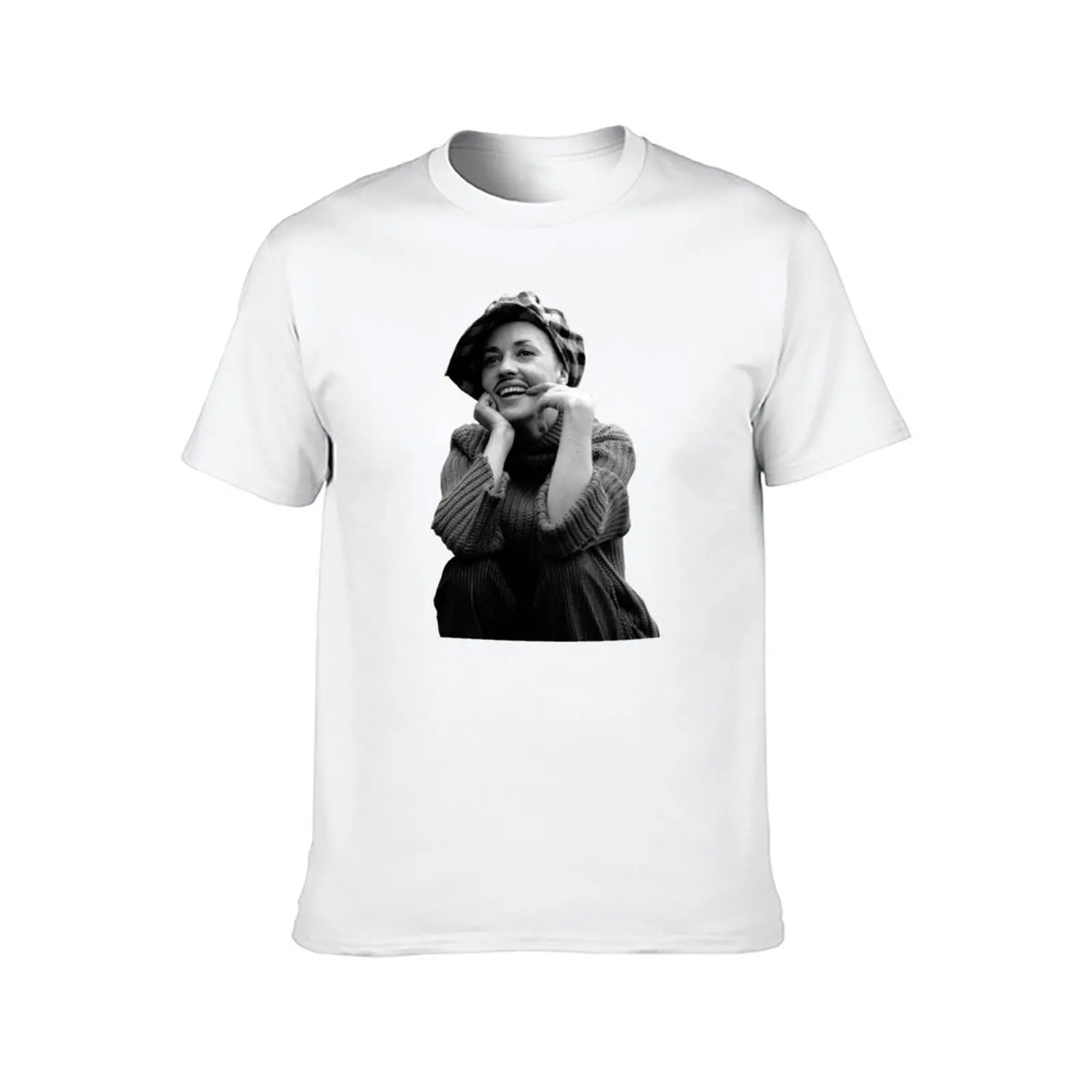 جين مورو في جولز وإت جيم تي شيرت تي شيرت للرجال قطن ناعم تي شيرت رجالي تي شيرت #2