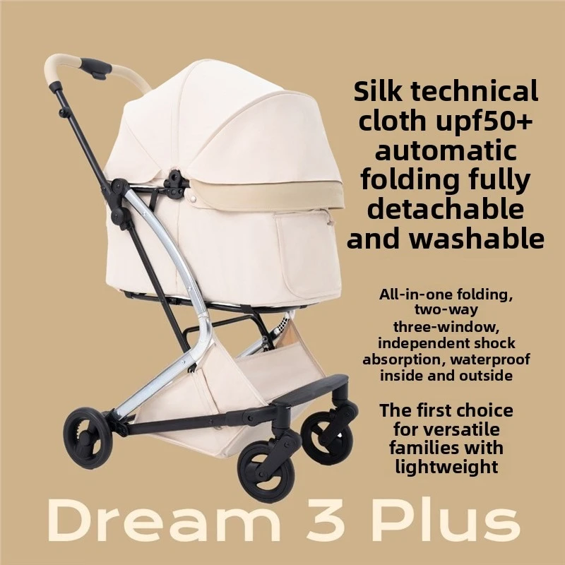 

One-click Automatic Collection Pet Cart, Lightweight Waterproof Cart Dog Bag Carrier