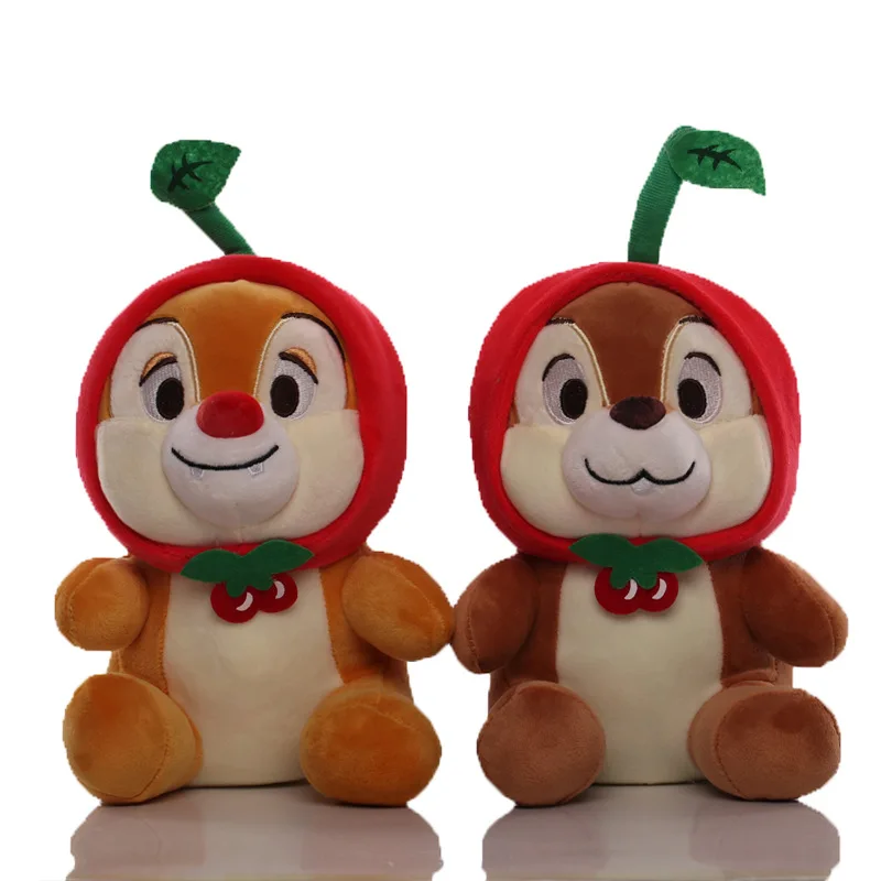 Disney personagens bonitos chip 'n' dale anime dos desenhos animados figura de ação brinquedos travesseiro quarto ornamento decorativo boneca crianças meninas presente