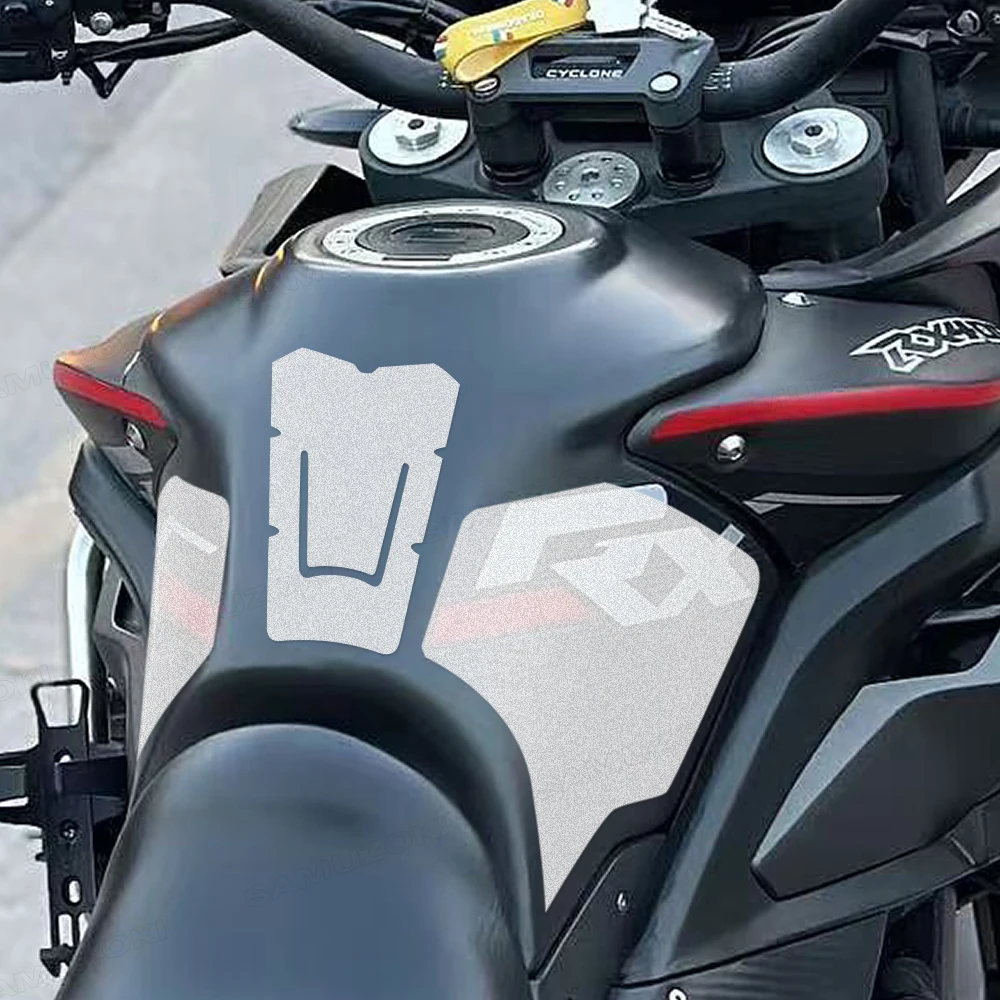 دراجة نارية الجانب خزان الوقود حامي ملصقات قبضة الركبة الجر مائي صالح ل إعصار RX3S 400 2020 + خزان الوقود وسادة واقية #5