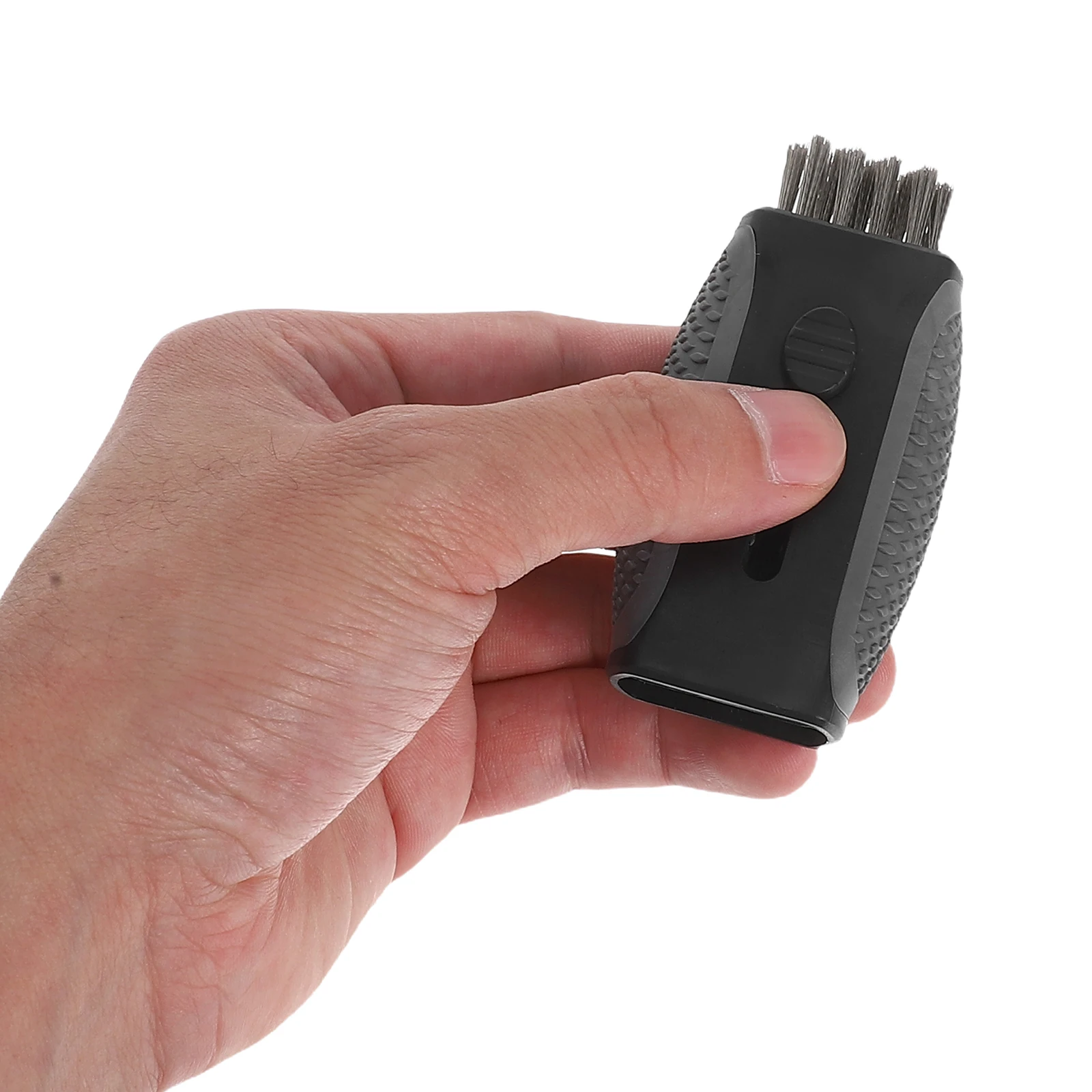 

1pc Golf Club Brush Double Sided Retractable Cleaner Groove Tool Stainless Steel Bristles Portable Storage Outdoor Use Golf