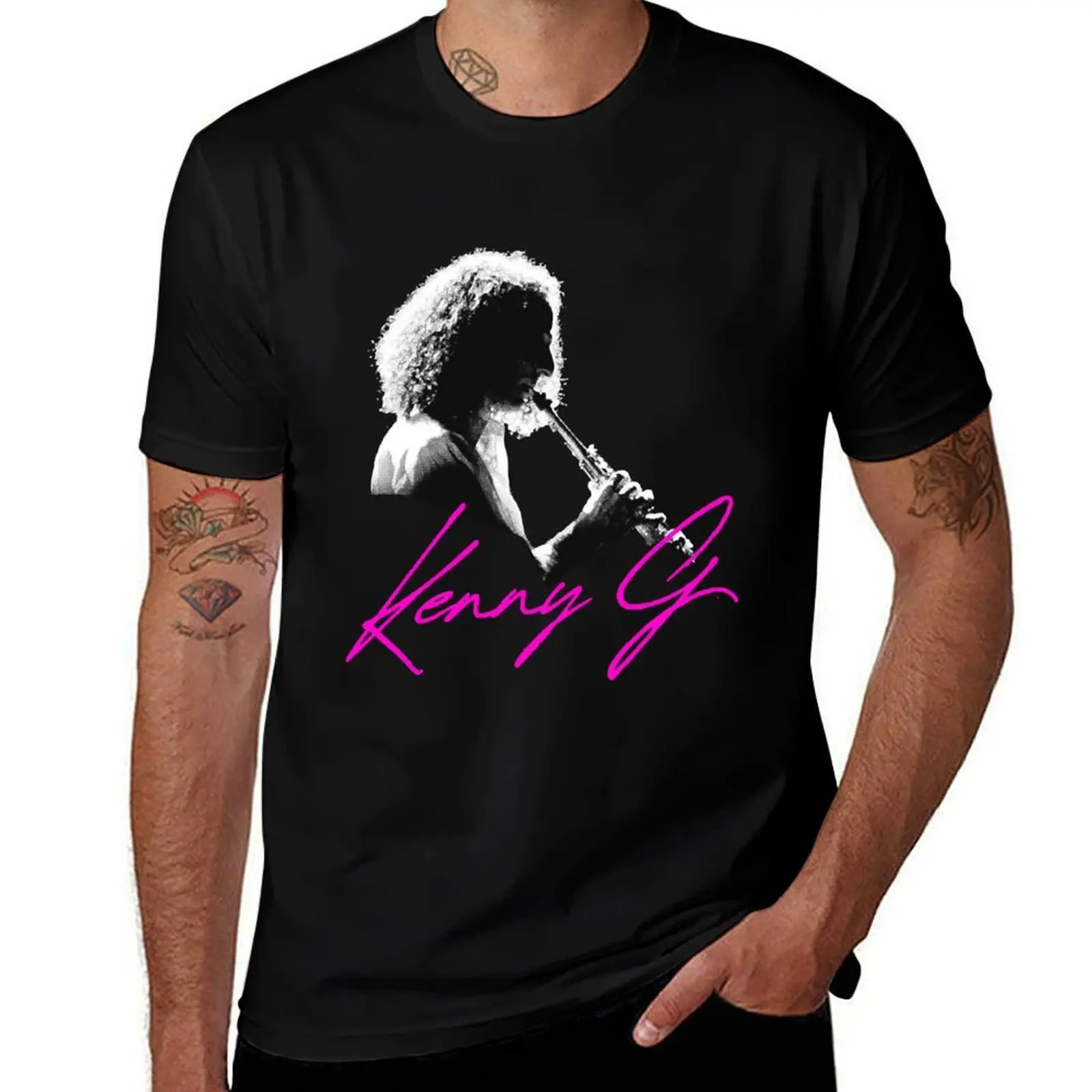 

Kenny G T-Shirt printed t shirts for man t shirts for man graphic tees t shirt man cotton T-Shirt
