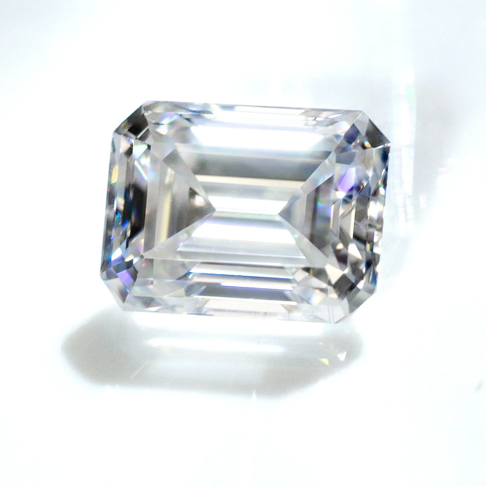 Lab Grown Loose Diamond  Emerald Cut VS1 VVS2 DEF Color VVS Clarity CVD IGI Certified Lab Diamond High Quality For Making Ring