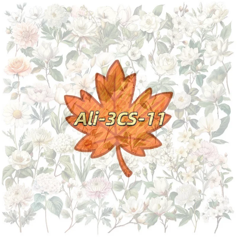 

50Pcs Waterproof Vintage Floral Stickers - Retro Branch & Flower Decals for Luggage Decor, Scrapbooking & DIY Craft Projects