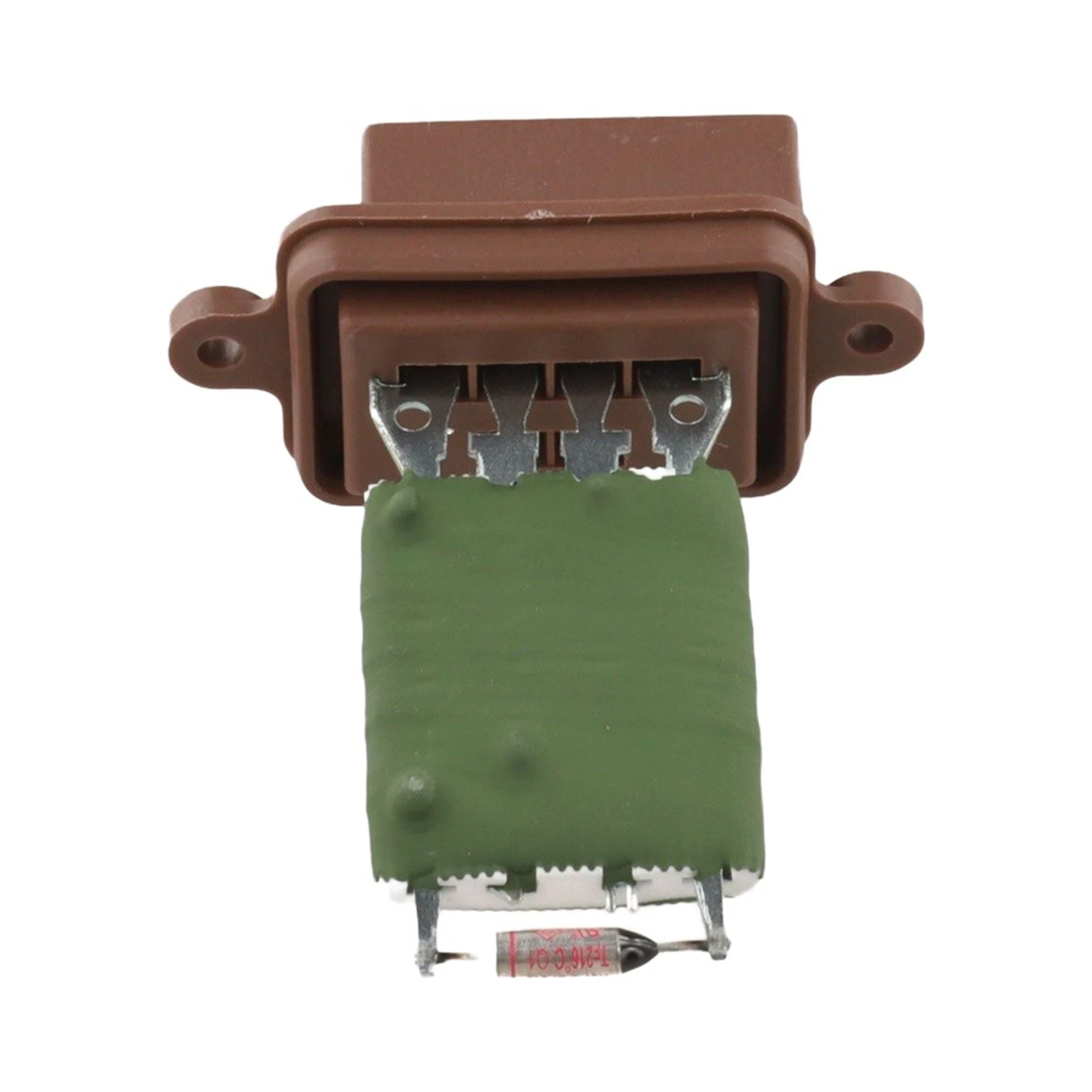 Blower Motor Resistor Heater Fan Resistor with 4pins for Vehicle AC Fan Repair 46721250 77362433 ABS and Metal
