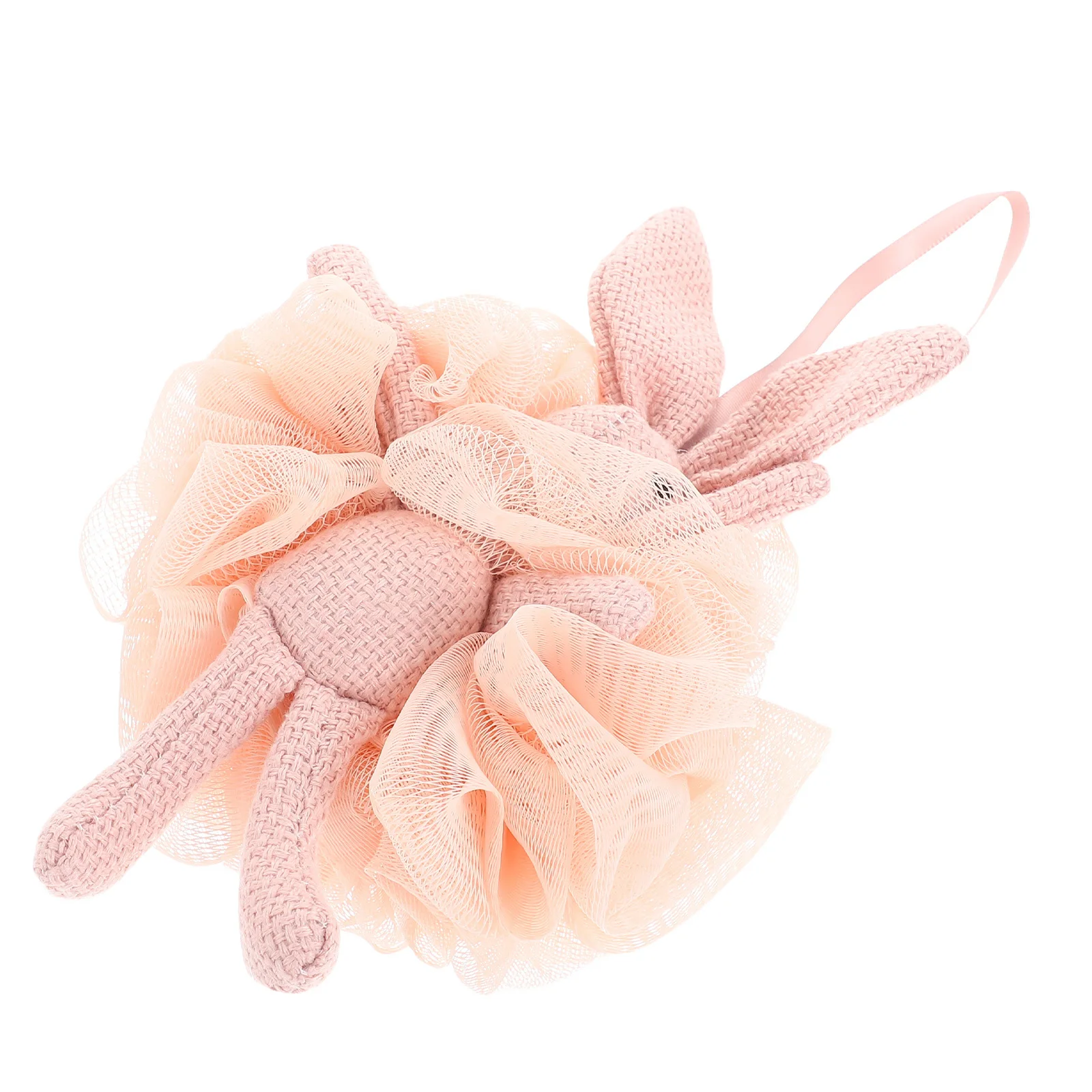 

Cute Rabbit Shaped Bath Ball Premium Exfoliating Shower Scrubber for Gentle Cleansing Household Bathroom Accessory