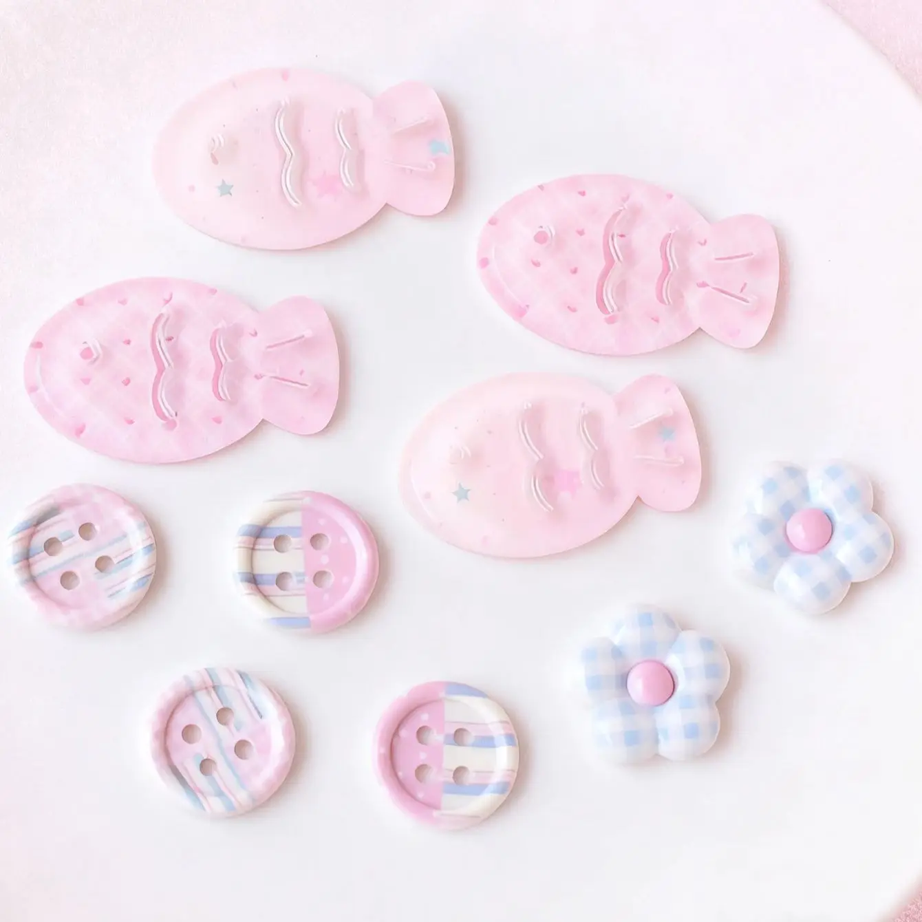 لطيف الأسماك الصغيرة زهرة زر إبزيم الحذاء Kawaii إكسسوارات الأحذية DIY انفصال أبازيم الأحذية التصميم الإبداعي أحذية متعددة الاستخدامات #2