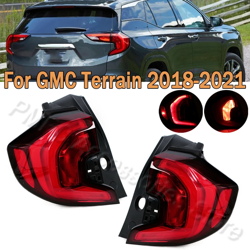 Car Taillight Assembly Rear Turn Signal Light Brkae Light Fog Driving Lamp For GMC Terrain 2018 2019 2020 84379497 84379498