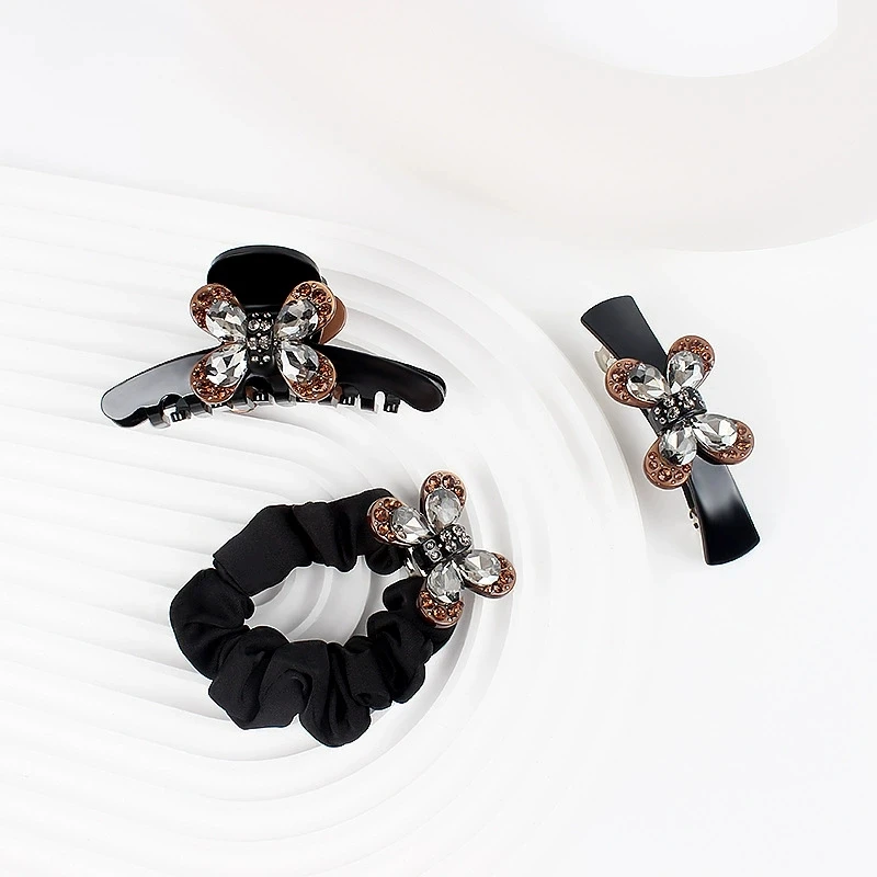 

2025 Handmade Sparking Rhinestones Hair Clip Claw for Women High End Acetate Hairband Jewelry