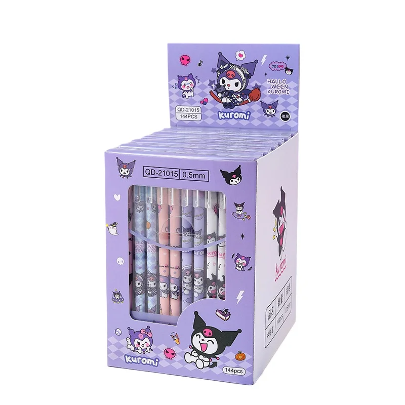 

12Pcs Creative Cartoon Straight Pole Refill for School Students Cute Erasable Signature Office Pens for Boy Girl Birthday Gifts
