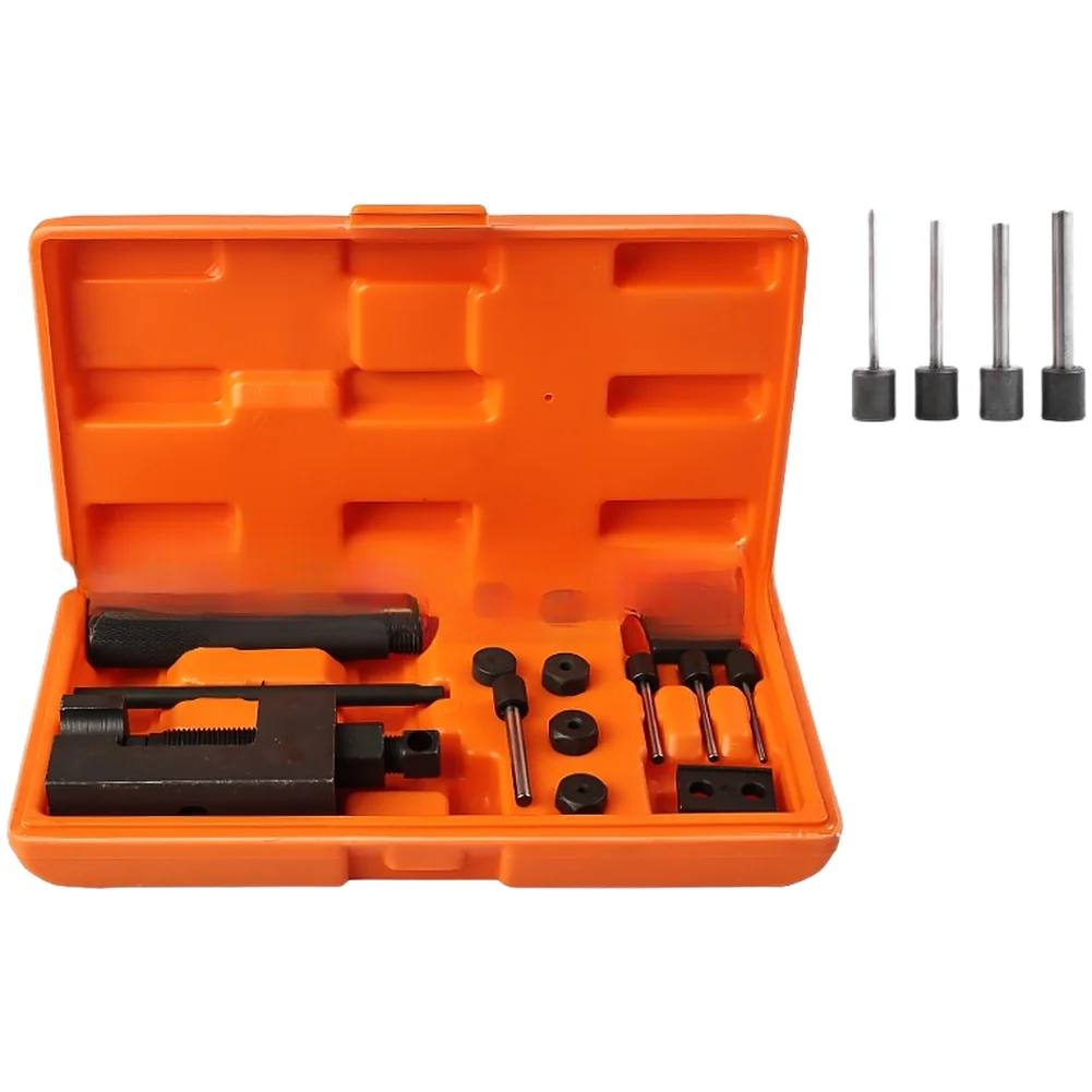 Chain Breaking Tool Set Designed for 420 428 520 525 530 630 830 and 930 Chains Found on Bicycles Motorcycles and Tractors