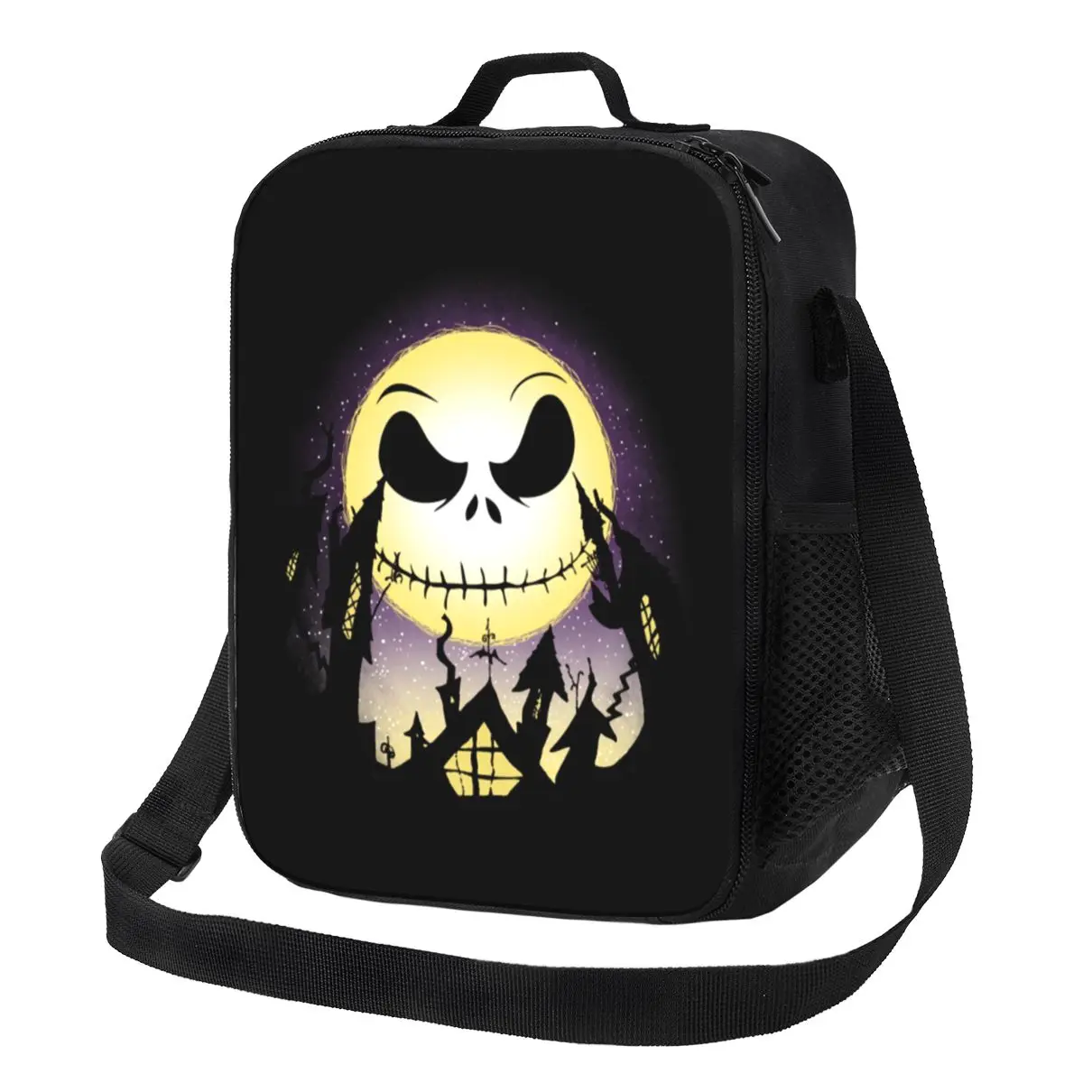 Custom The Nightmare Before Christmas Insulated Lunch Bag for Work School Tim Burton Resuable Thermal Cooler Bento Box Women #2