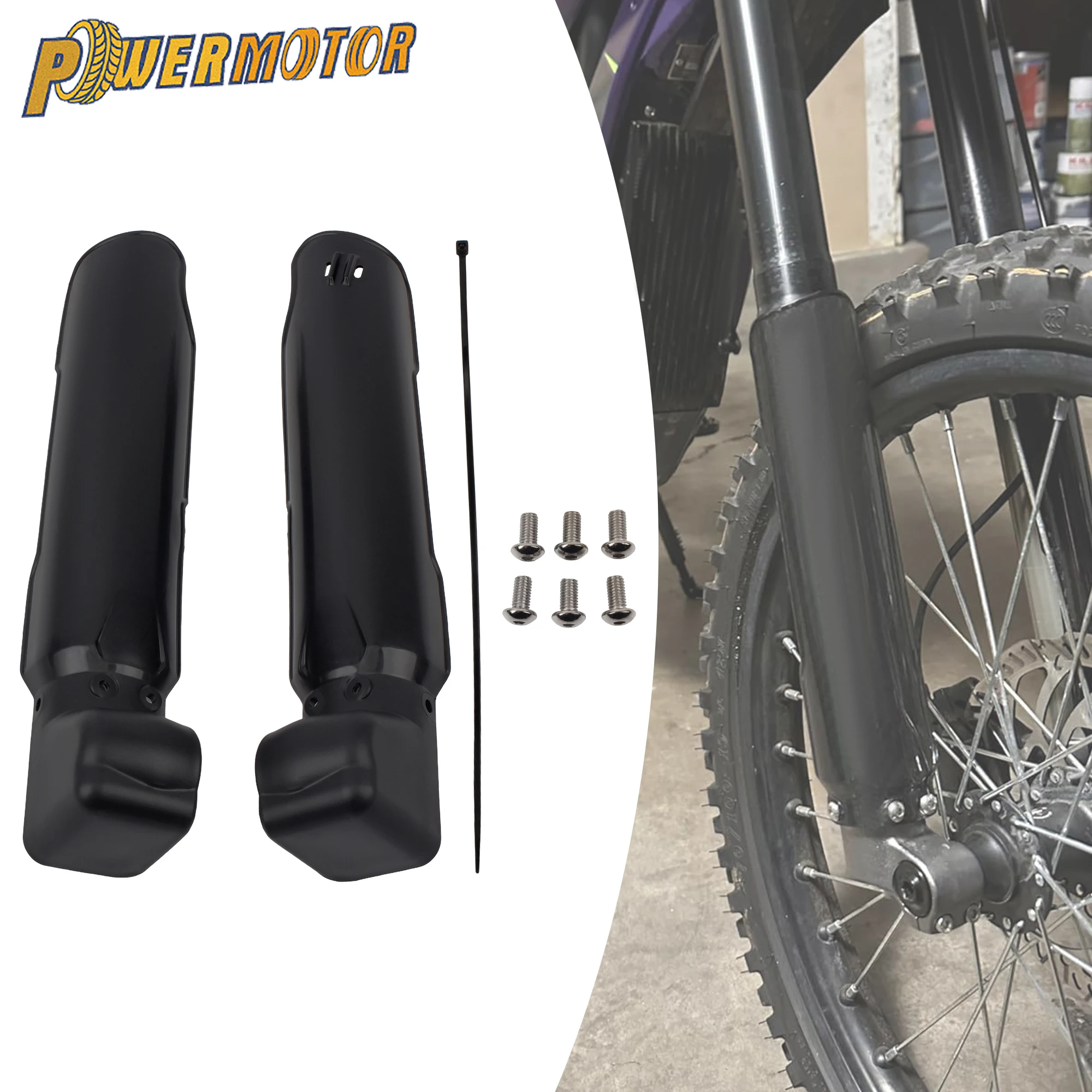 

For Surron Sur-Ron Light Bee X/S Motorcycle Front Fork Guard Shock Absorber Cover Wheel Axle DirtBike Electric Protection Parts