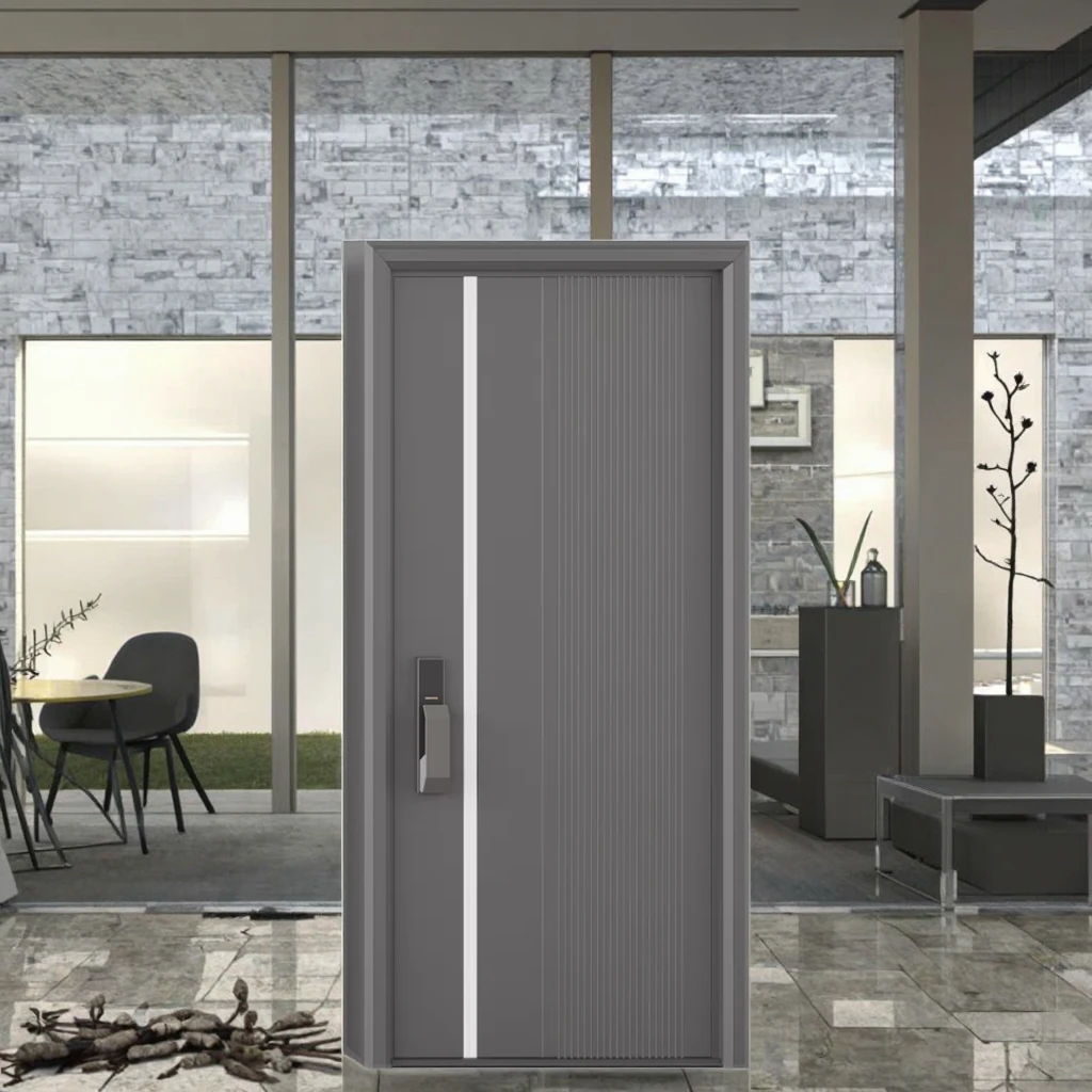 

Противоугонные двери из кованого железа для квартир, отелей, склад, вилл, современный дизайн, модель внешней безопасности