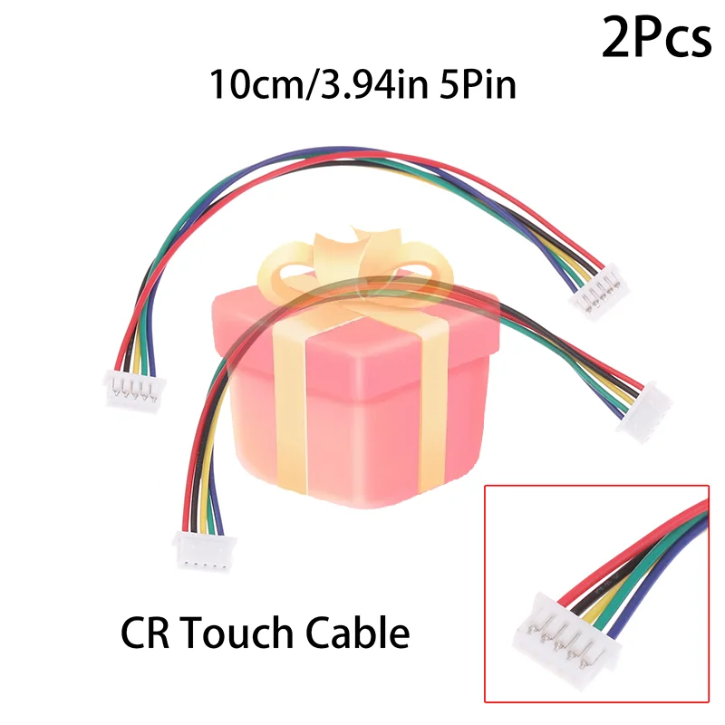 

2Pcs 3D Printer Parts CR Touch Clone Cable 5Pin 10cm Short Sprite Wire CR/BL/CT Touch Cable For Creality Ender 3 Ender3 Pro Ende