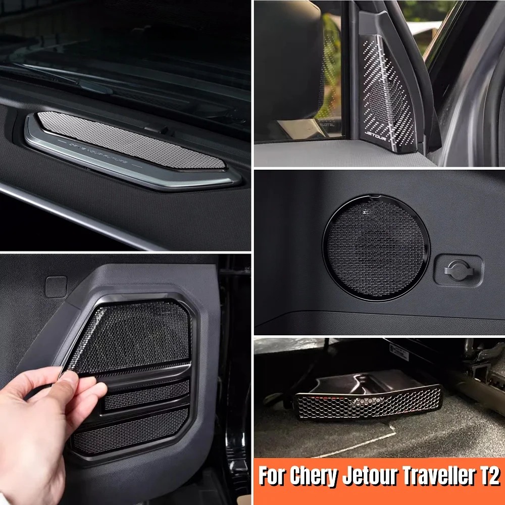 

Car A-pillar Horn Cover Fit For Chery Jetour Traveller T2 2023 2024 Jetour T2 Modification Door Horn Cover Anti-scratch Cover