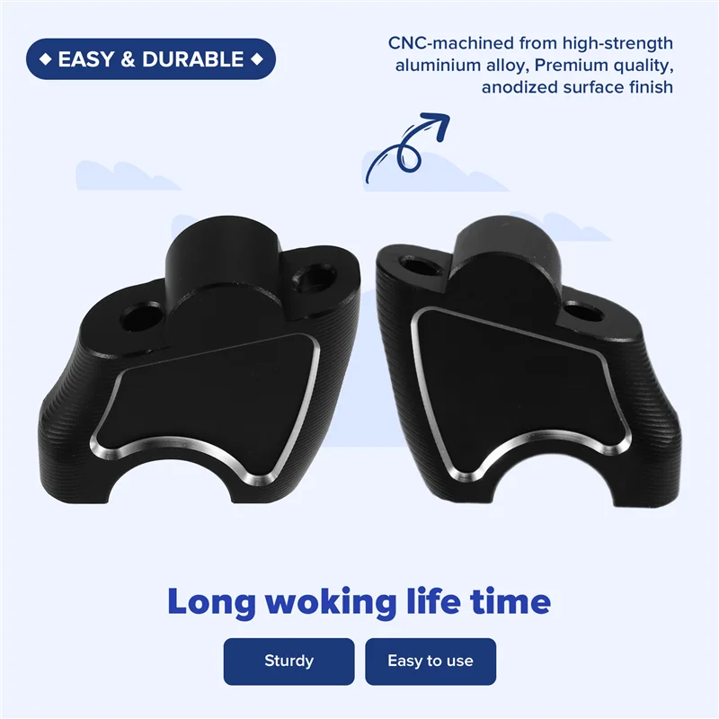 

Handlebar Rise Backward Fix Clamp Handle Riser Bar Forhonda CM300 CM500 Motorcycle Handle Riser Bar Motorcycle Modified Handle