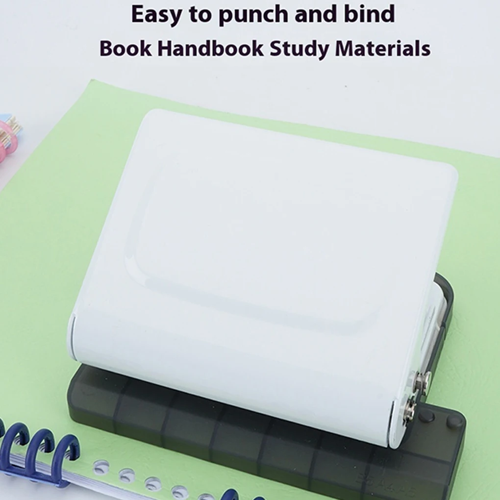 10 Hole Punch กระดาษเจาะหนังสือ Binding Card แบบพกพาคู่มือการผลิตมือถือสําหรับ A4 B5/26 หลุมเกลียวเครื่อง