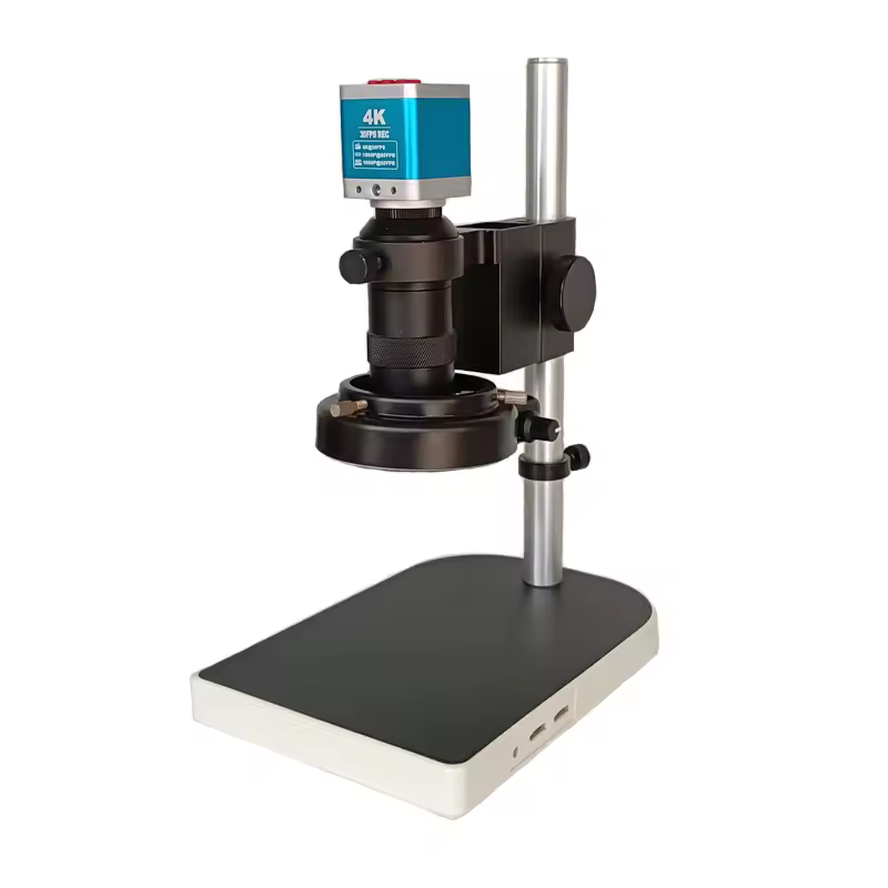 4K Mini 1080P 60FPS HDMI Electronic USB Digital Video Microscope Camera Industrial 130X Lens With Led Lights For PCB Soldering