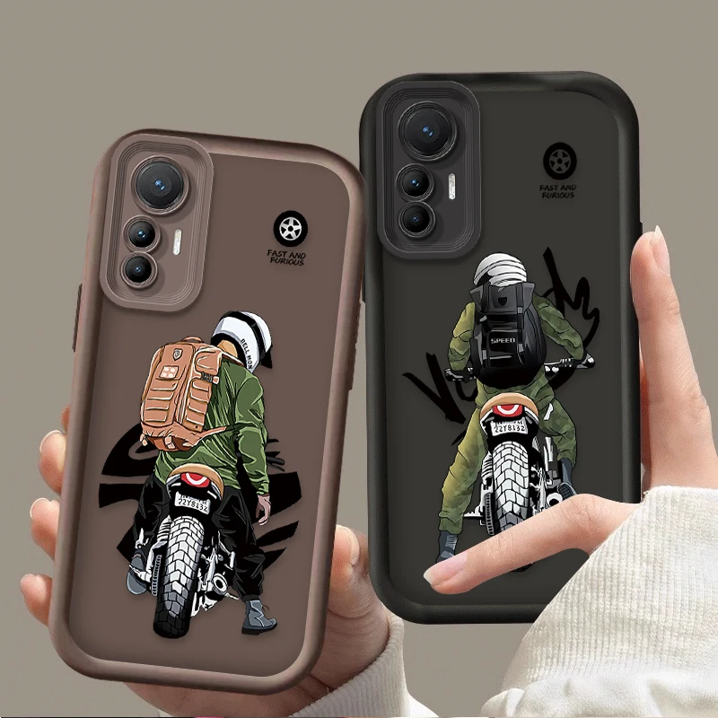 Trendy male locomotive Case for Xiaomi 14T 13T 12T 11T 13 12 11 Lite 5G NE POCO X6 X5 F6 F5 F3 X4 GT X3 NFC M5S C65 M6 Pro 4G