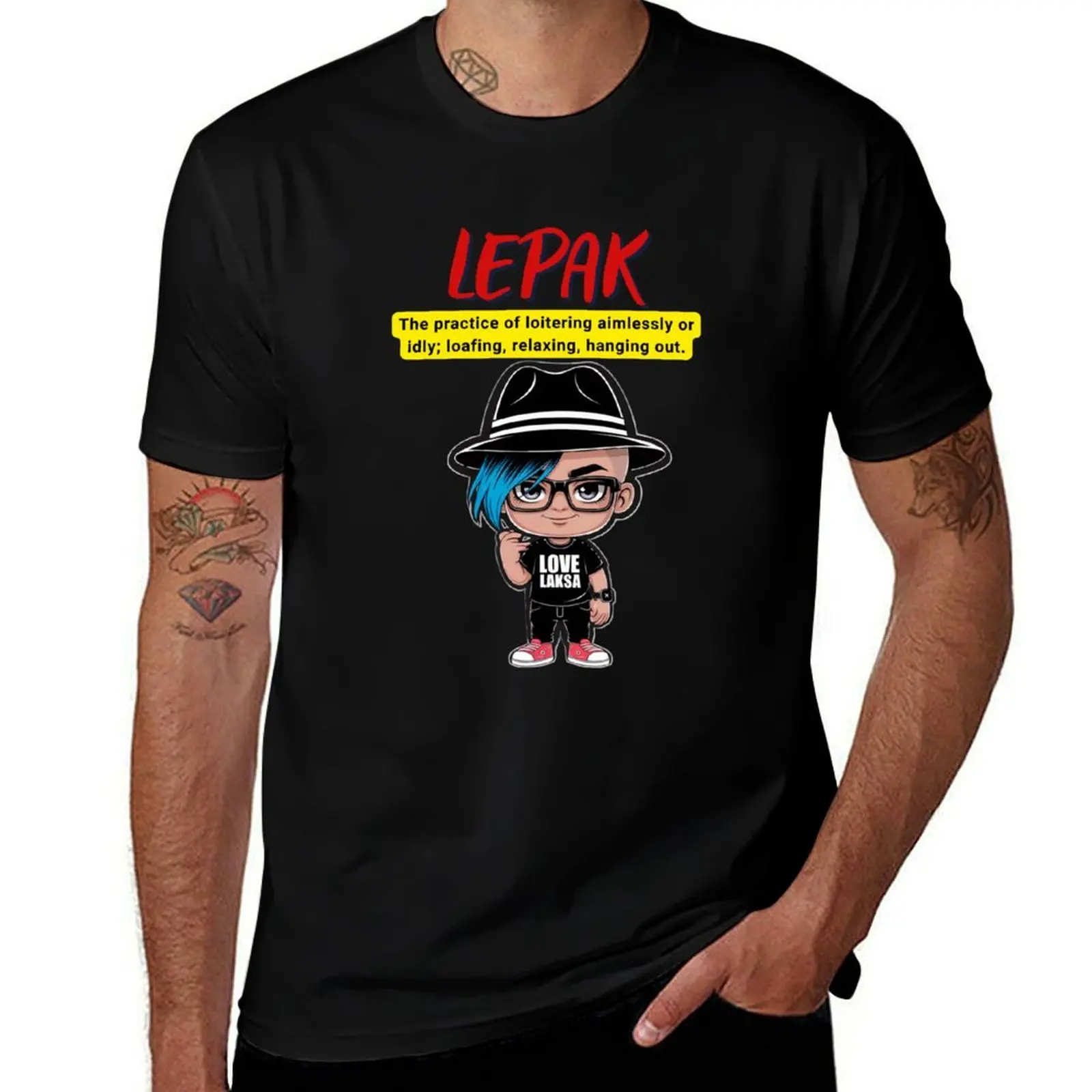 

LEPAK Vibes – Chibiteru Chibi Streetwear Design T-Shirt custom shirt cotton man t-shirts anime clothes vintage t shirt men