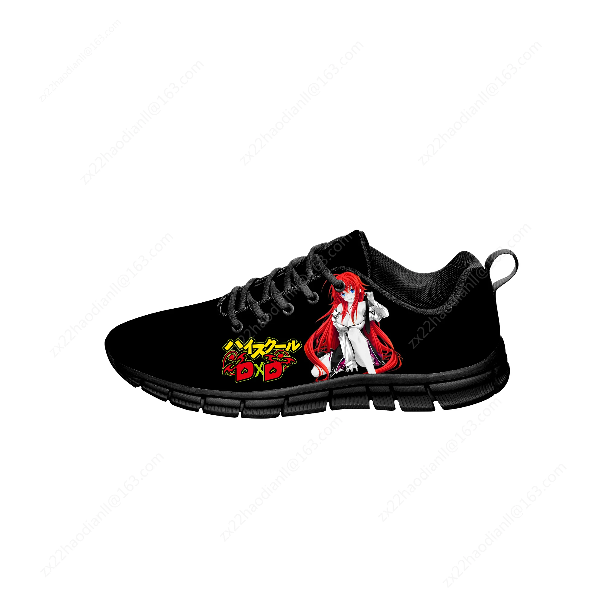 Hot Anime High School DxD HERO Sneakers Men Women Teenager Fashion Casual Shoes Canvas Running 3D Printed Shoes Lightweight shoe