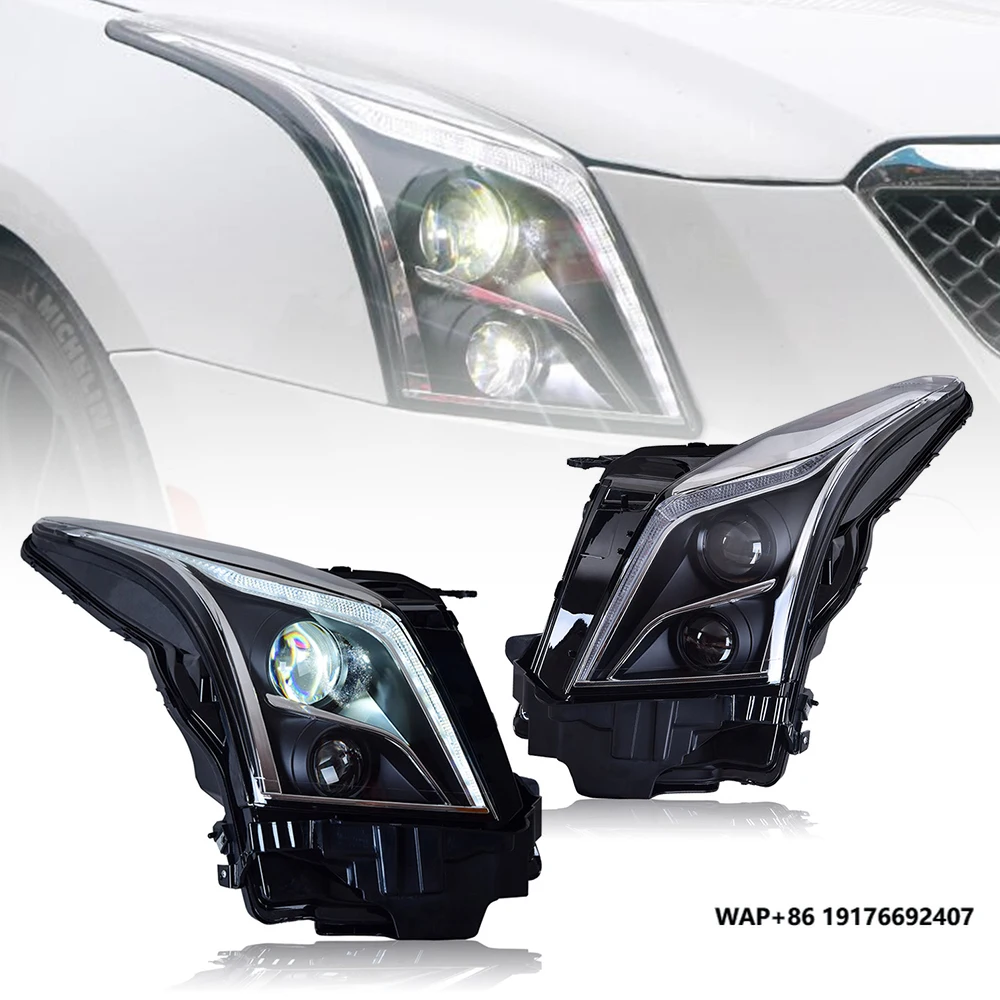 

Factory LED Head Lights Assembly DRL Start up Animation ATS ATS-L 2013-2019 Front Light for Cadillac'