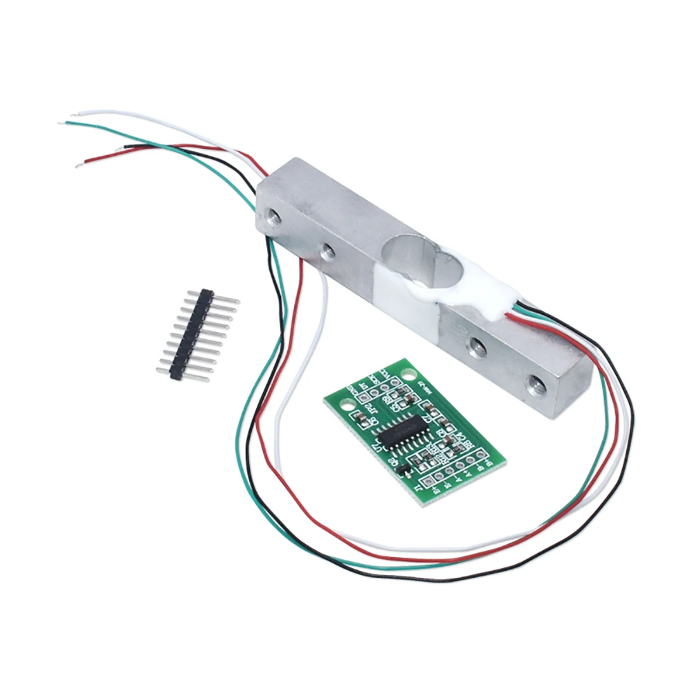 1 قطعة مستشعر وزن خلية الحمل الرقمي 1 كجم 5 كجم 10 كجم 20 كجم مقياس المطبخ الإلكتروني المحمول + HX711 أجهزة استشعار الوزن وحدة الإعلان