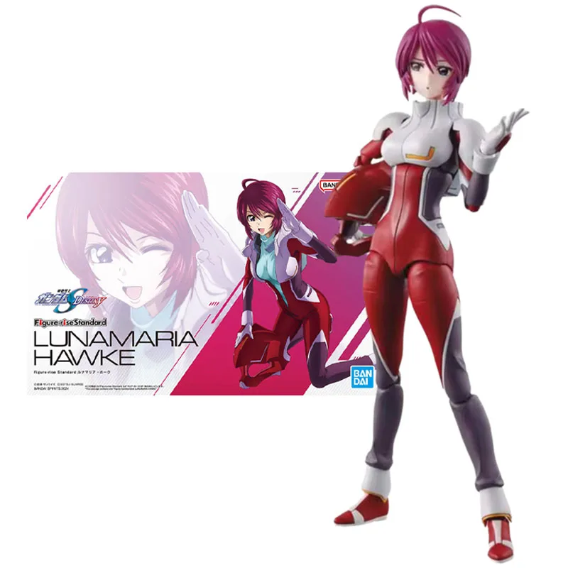 

Фигурка Bandai подлинный фижур Gundam, модель со стандартной посадкой Lunamaria Hawke, Коллекционная модель, экшн-фигурка, игрушки для детей