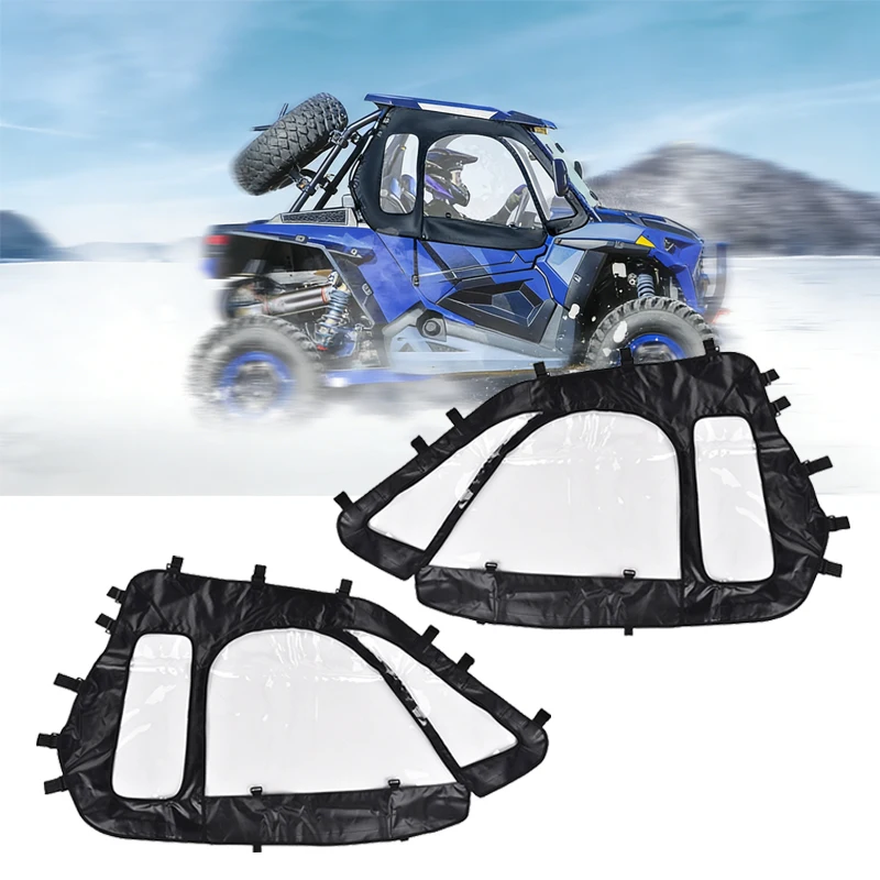 

Мягкие верхние двери для кабины UTV, всепогодные, для Polaris RZR XP 1000 XP Turbo 2014-2023, аксессуары для UTV