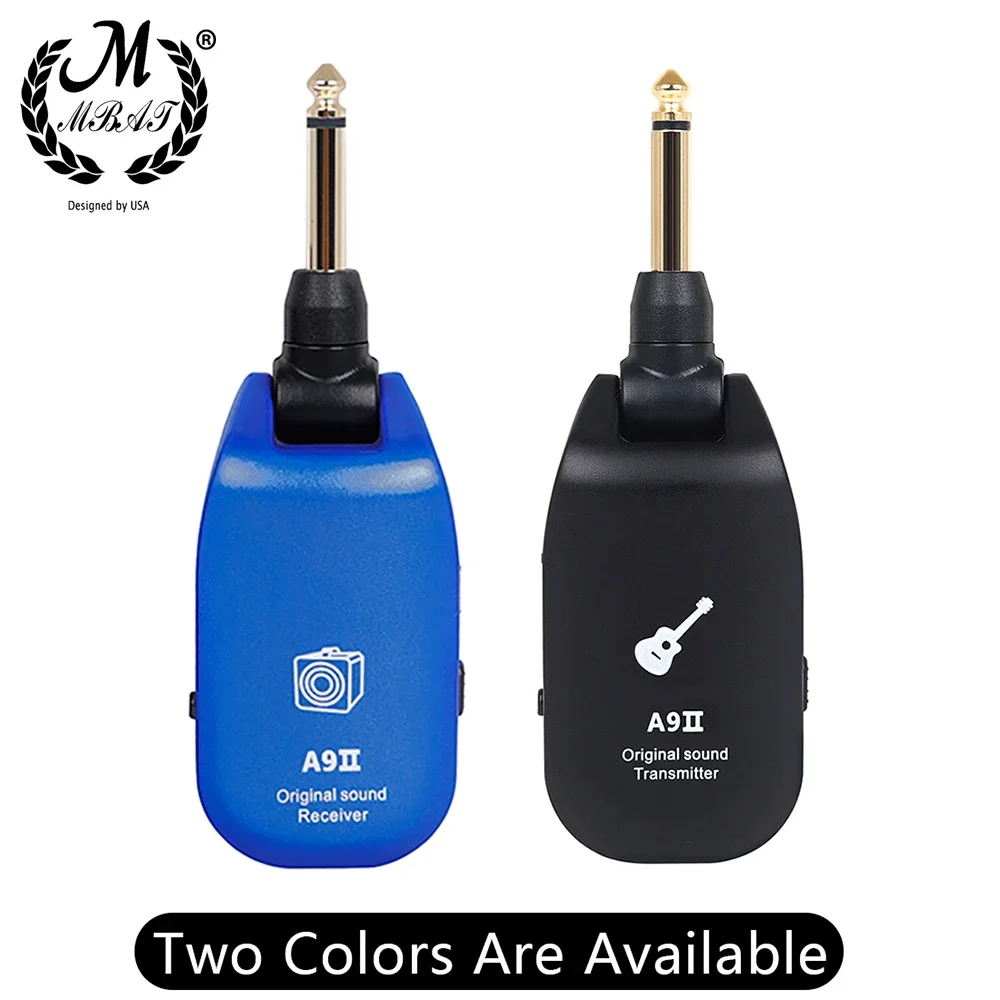 

M MBAT UHF Wireless Guitar System Transmitter Receiver Anti-Interference Built-in Rechargeable Musical Instrument Accessories